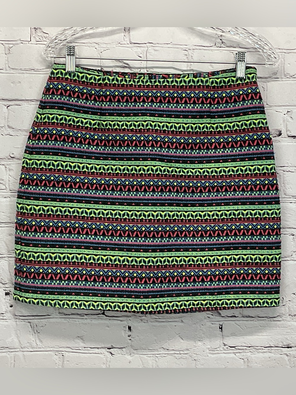 Shrinking Violet Skirt Women's M Multicolor Mini Party Business Casual Academia
